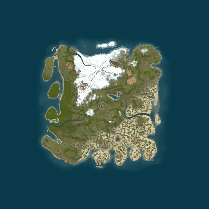 Map of [AU] HoodRust 2x | Solo/Duo/Trio