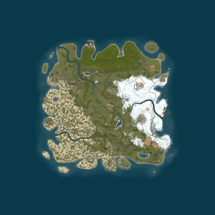 Map of 【灯塔PVP】两倍/萌新保护服/10月3日新开