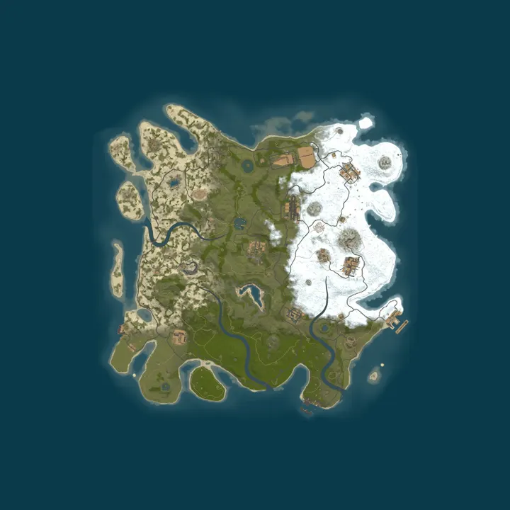 Map of ChillWaves US PvP +2X Modded [SkillTree/ItemPerks/SkinBox/RaidB