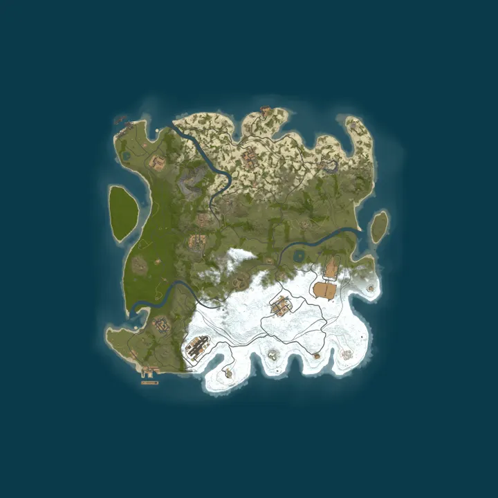 Map of TIRust Chill Quad PVE