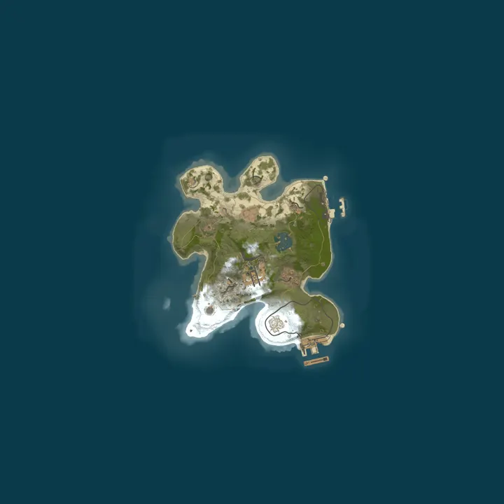 Map of Ruins of Rust PvE US