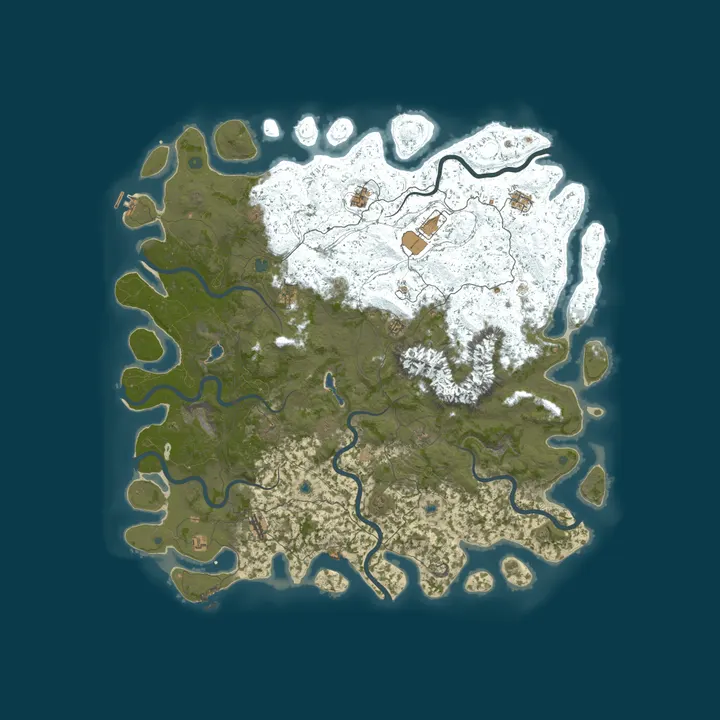 Map of RustGamingNation 5x PvE [Events|Purge|Zombies|SkillTree]