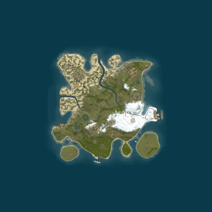 Map of UCloud Game Zone Rust Server