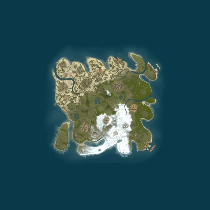 Map of UCloud Game Zone Rust Server