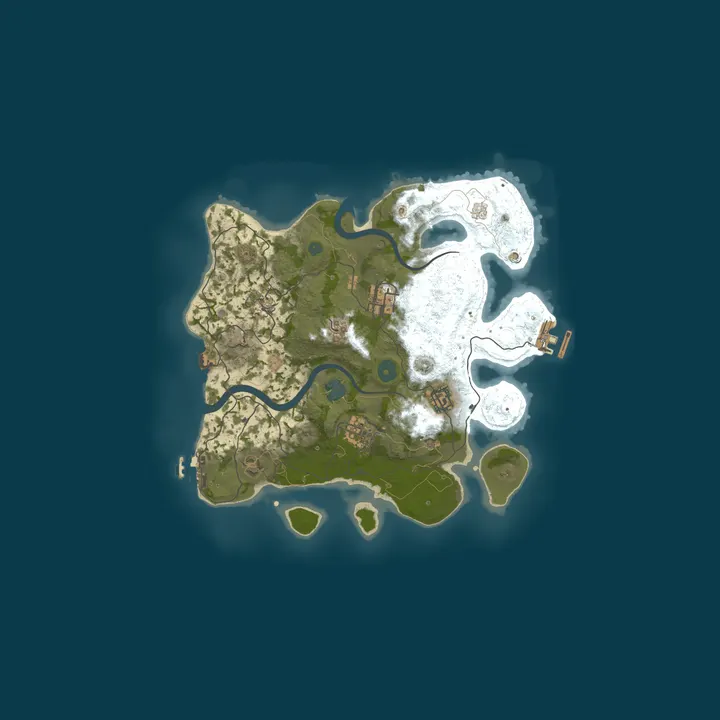 Map of UCloud Game Zone Rust Server