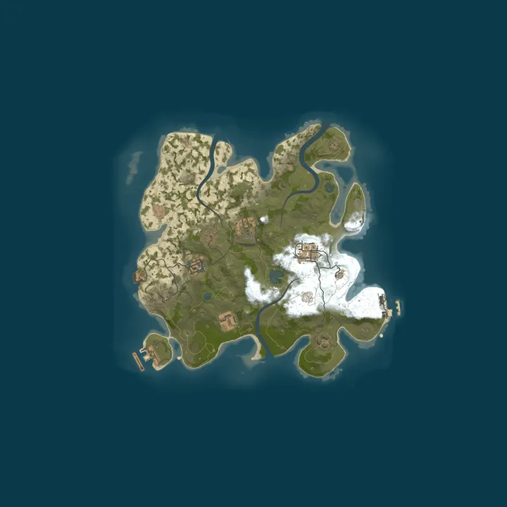 Map of UCloud Game Zone Rust Server