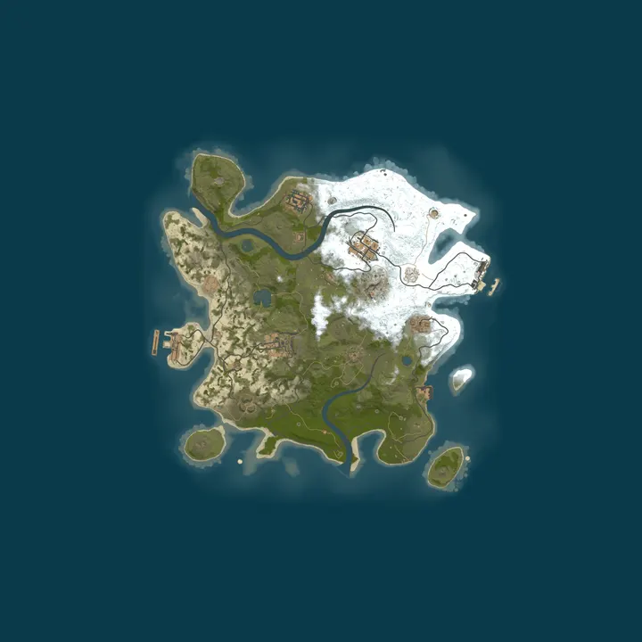 Map of UCloud Game Zone Rust Server