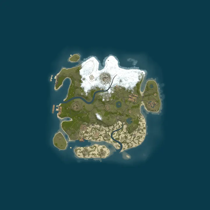 Map of UCloud Game Zone Rust Server