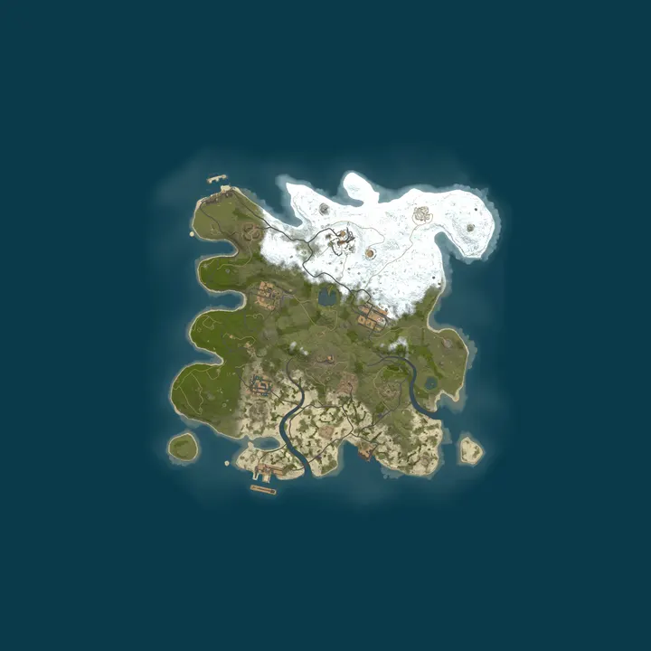 Map of UCloud Game Zone Rust Server