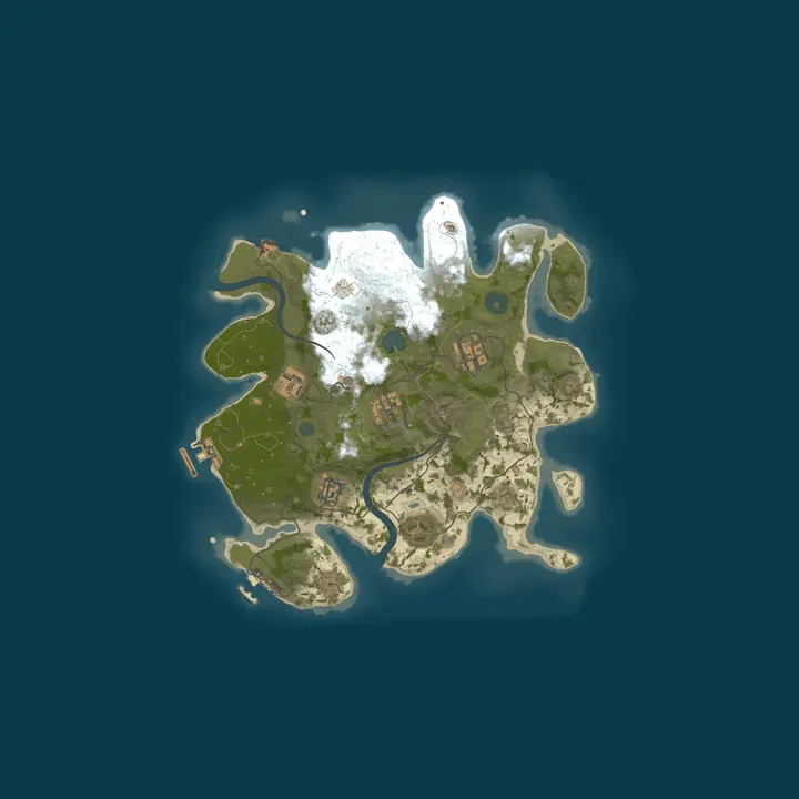 Map of UCloud Game Zone Rust Server