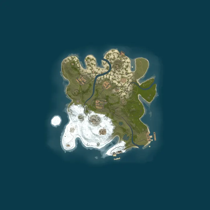 Map of UCloud Game Zone Rust Server