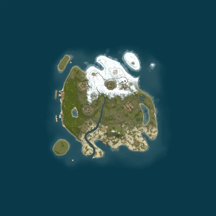 Map of UCloud Game Zone Rust Server