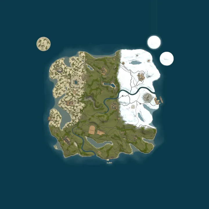 Map of US|AndysolAM 10x No BPs Solo/Duo/Trio|PVP|Shop|Loot+|Kits|Raid+