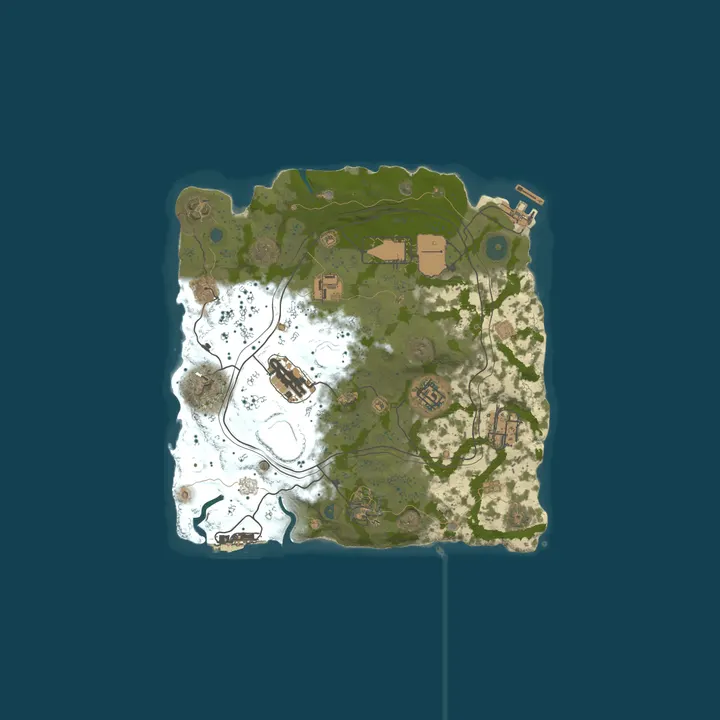 Map of BotWorld PVE AI Player70 Live Bots 5X - Wiped - 6d ago