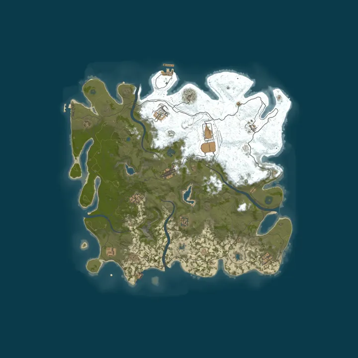 Map of My Untitled Rust Server
