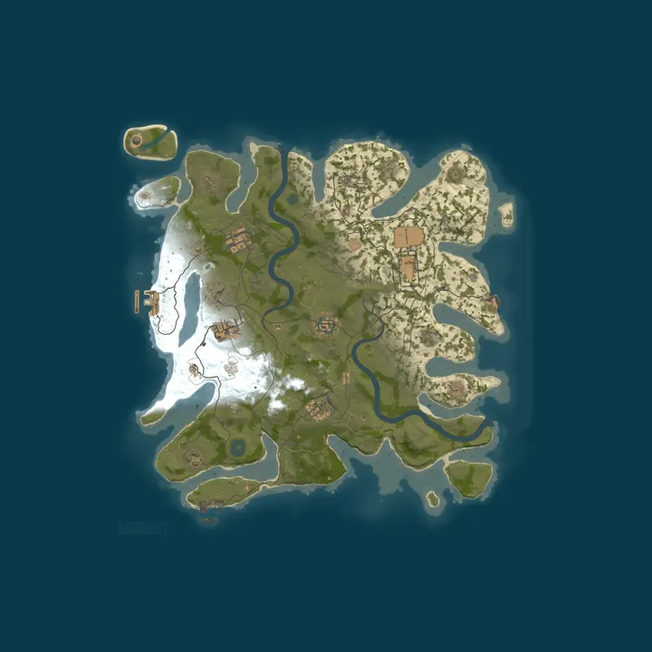 Map of #1 BroRust X5/X10|MAX 3|WIPE 06.10|TP|KIT|LOOT+|SHOP