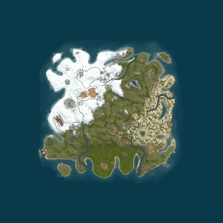 Map of Hosted by Ark-Hoster.ru