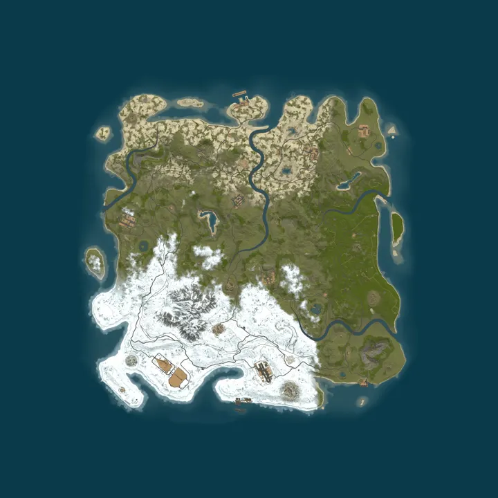 Map of 我的 Rust 伺服器
