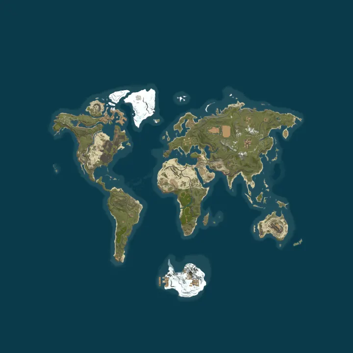 Map of Escape From La! [PVE] Earth Apocalypse.