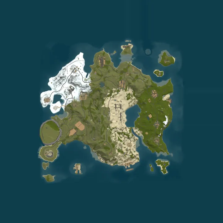 Map of [JP][PVE]UC-RUST-Server
