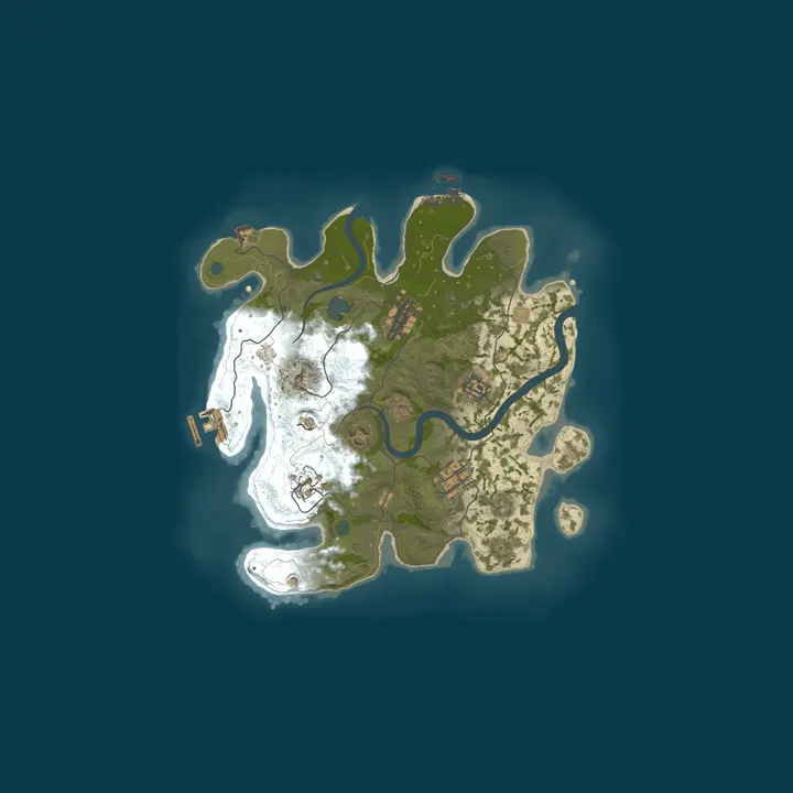 Map of RustX Reborn No KOS ZA
