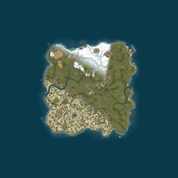 Map of Rustako.com | LATAM Solo/Duo | 02/10 Full Wipe 17hs ARG