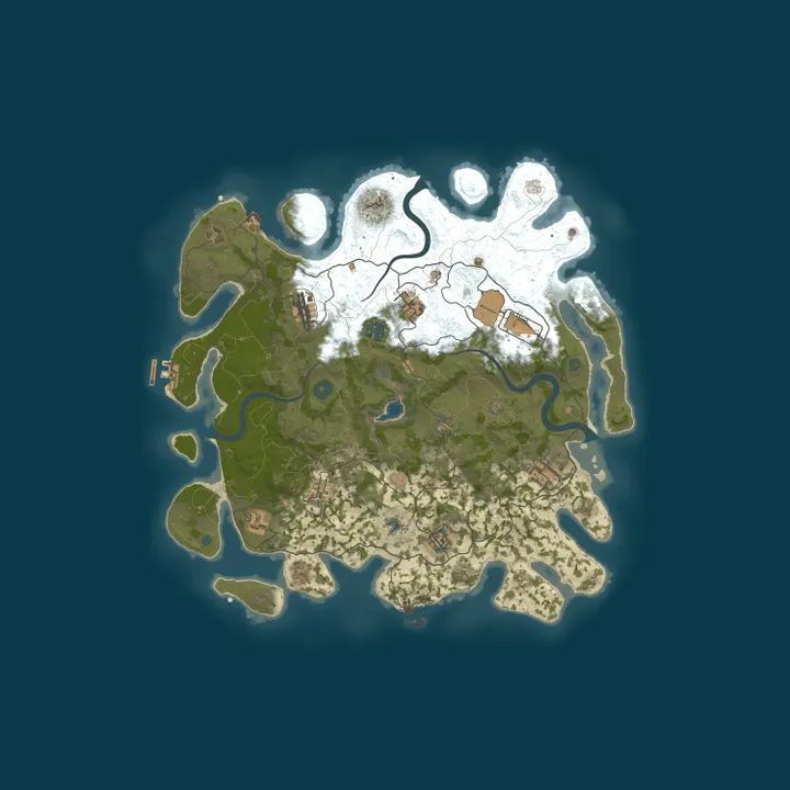 Map of TNK Rust Server in Japan
