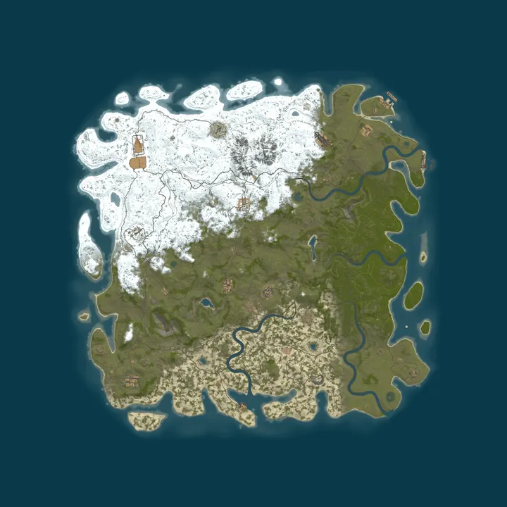 Map of Rust  - Beginner Friendly - Monthly Wipe - Low Decay