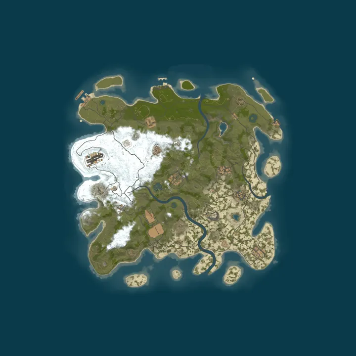 Map of Bears Gaming | PvE | Monthly Wipe | NA