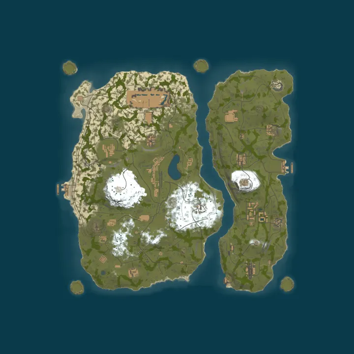 Map of [EU] Maximo's 10x PvE | No Raids-Noob Friendly-Drugs