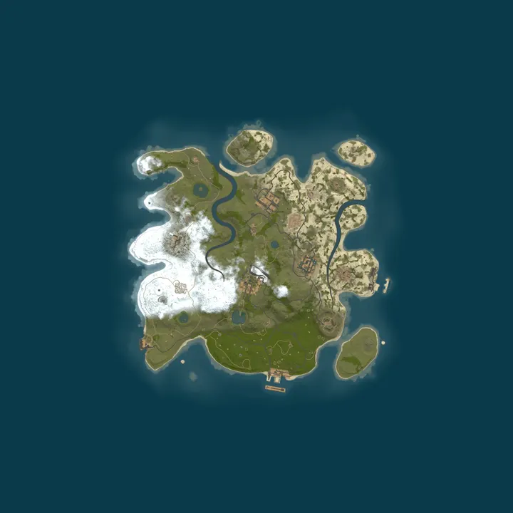 Map of Rust Test Server #1