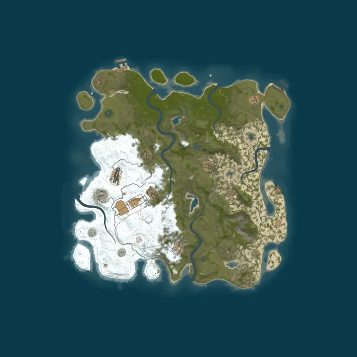 Map of Fools rusty paradise
