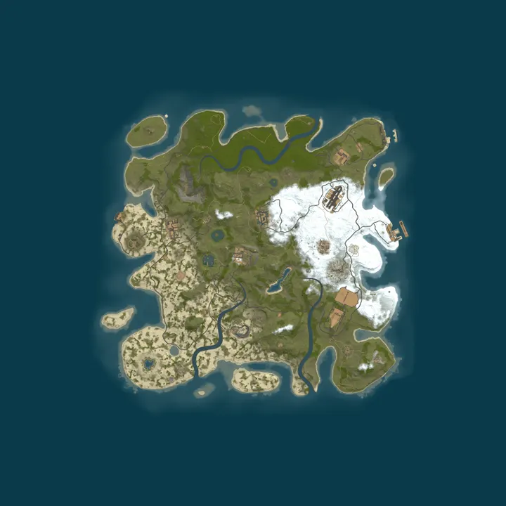 Map of My Rust Server
