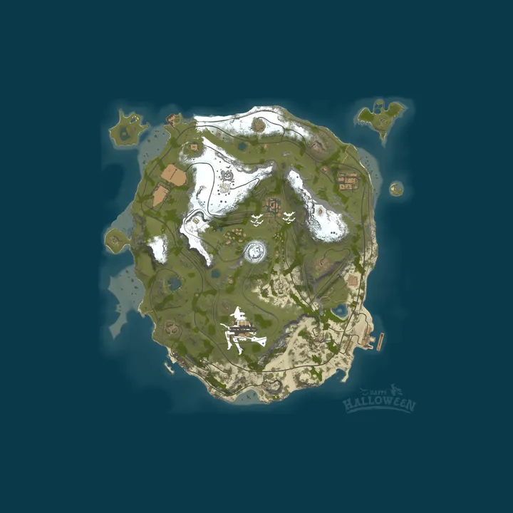Map of PVE Land [EU]|SkillTree|Raidable Bases|EVENTS