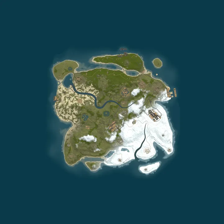 Map of Rexol Rust Szerver