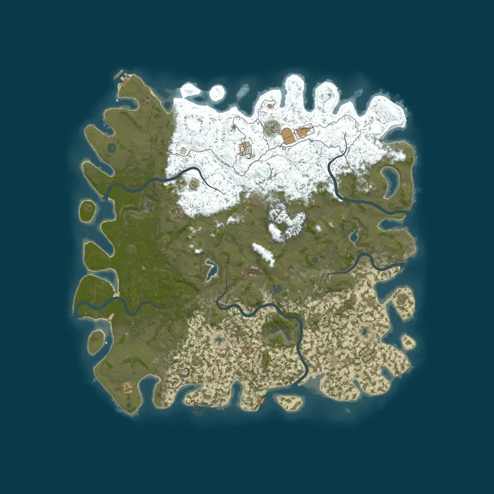 Map of Test server
