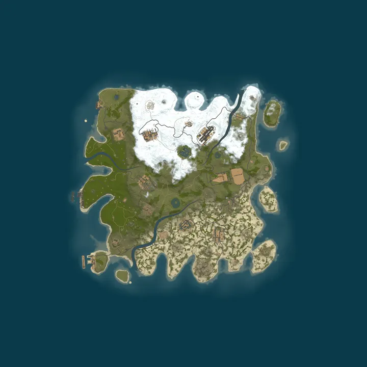 Map of RUSTEROO EU | MONTHLY | NO BP WIPE | NOOB FRIENDLY | 50% DECAY