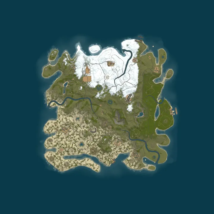 Map of 420 CHILL ZONE-EXTRA MONUMENTS-BASEMENTS-WATER BASES-RAIDABLE B