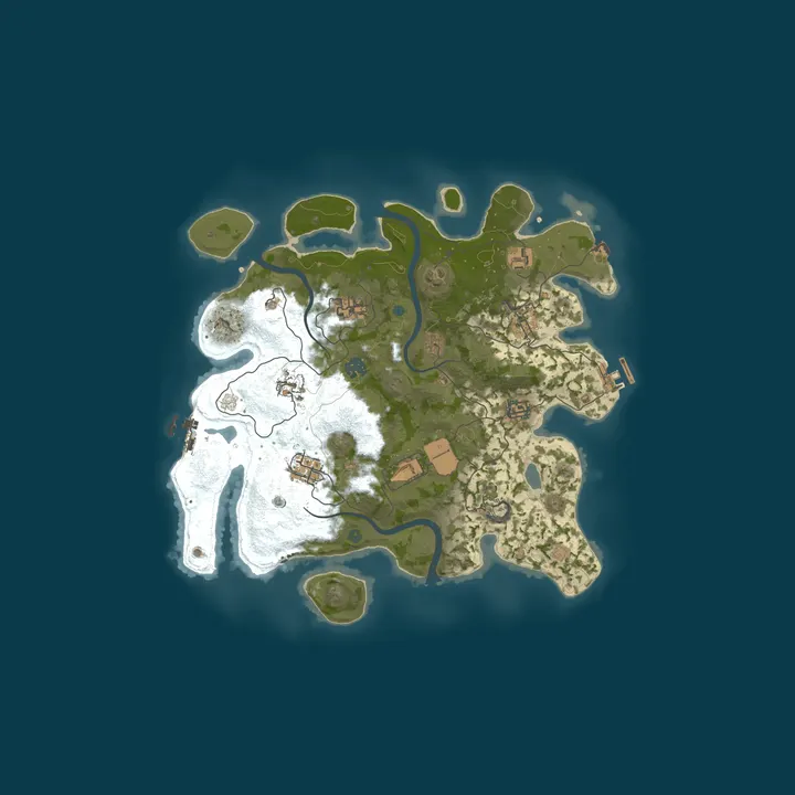 Map of [ SEA ] Rust Phoenix Reborn | Vanila | Solo/Duo/Tri/Quad | PVP 