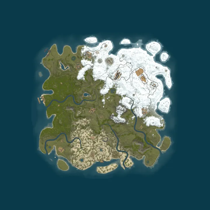 Map of Blake's PvE | Monthly | No BP wipe | PvP Zones | Low Upkeep