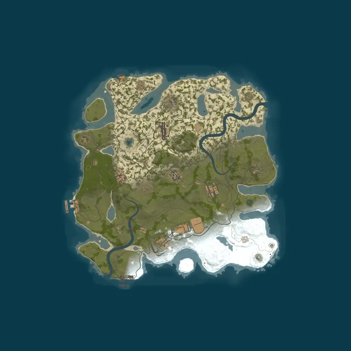 Map of [BR/LATAM] TERRA HOSTIL VANILLA | SOLO/ DUO/ TRIO |