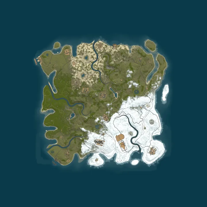 Map of BLAH RUST SEVER