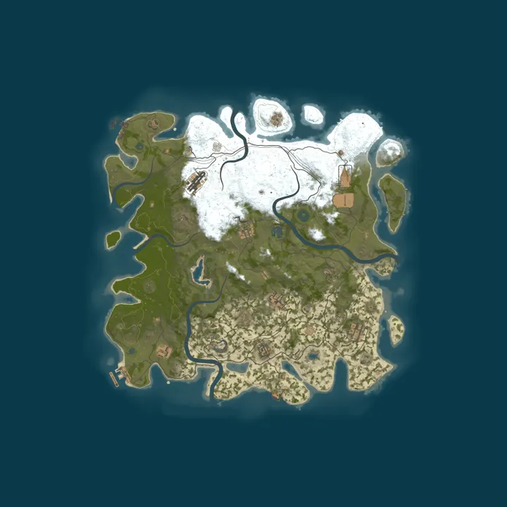 Map of RUST Server