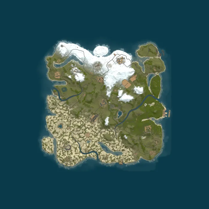 Map of Last Frontier | PvE/PvP | Friendly | Quests | Purge | Events