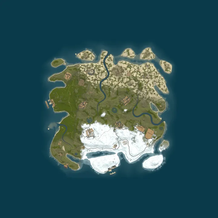 Map of Tetya Rust Vanilla | EU | HU | SOLO-DUO-TRIO-QUAD | WEEKLY WIPE