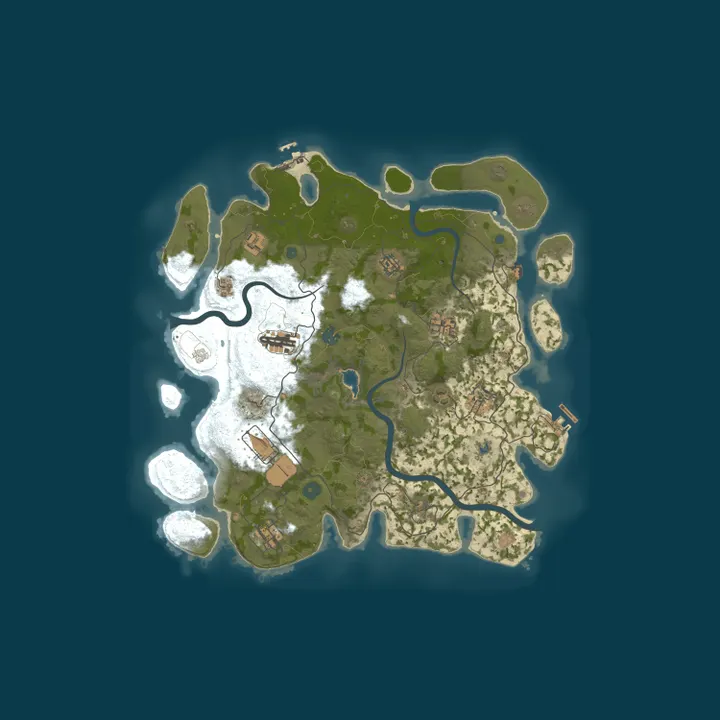 Map of [EU] CodaRust | Solo/Duo | Tuesday | Active Admins | Giveaways