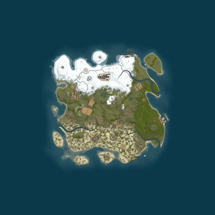 Map of CERBERE 2X |Solo/Duo/Trio/Quad|Loot+|Kits