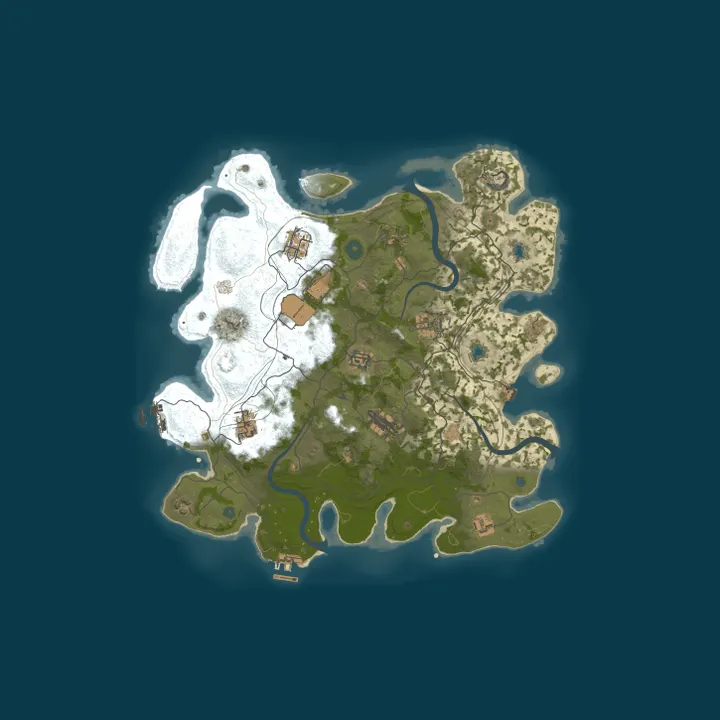 Map of Rust N Time 3x Vanilla+ | Solo Only