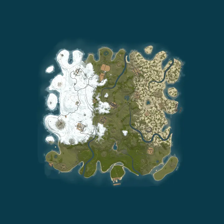 Map of Solfire Gardens Rust Server