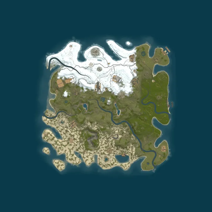 Map of [SEA] RustEZ Survival PvE | No Decay | No Raiding | No Killing